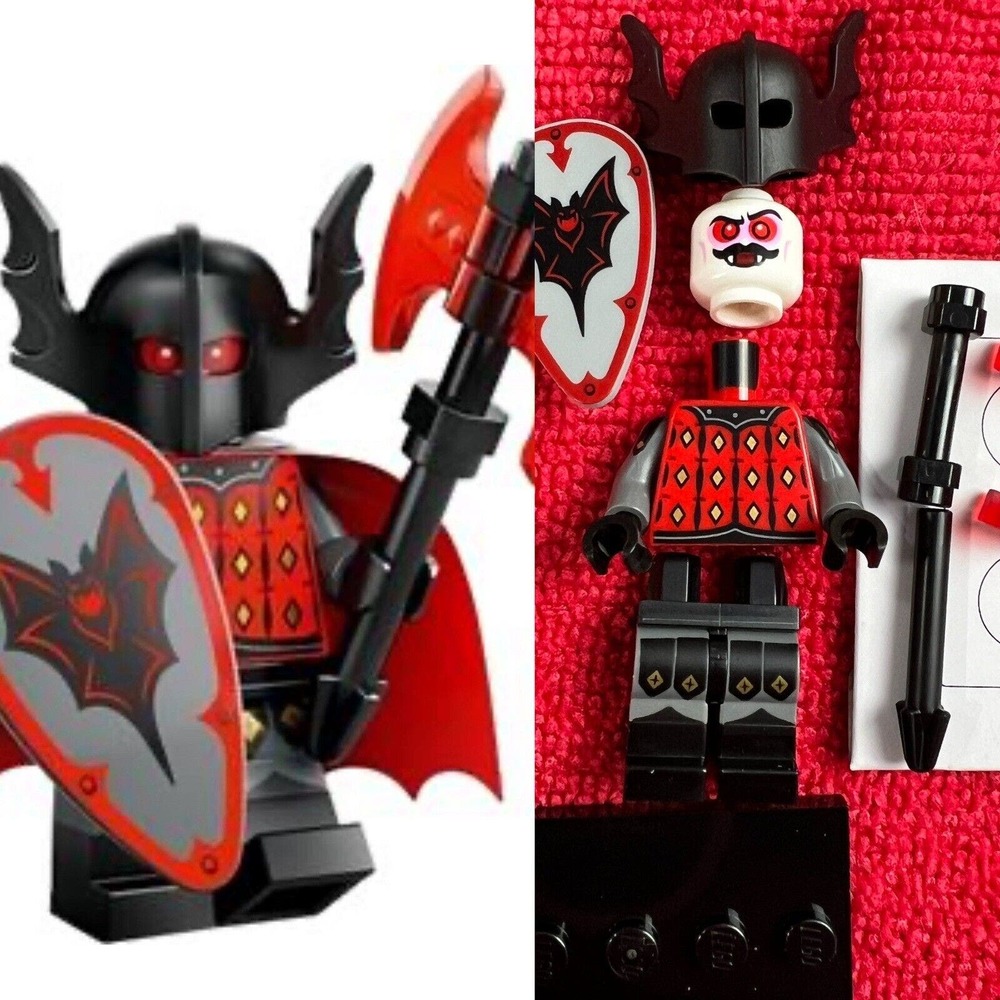 🔥 LEGO 71045 Series 25 CMF VAMPIRE KNIGHT Basil the Bat Lord NEVER ASSEMBLED!